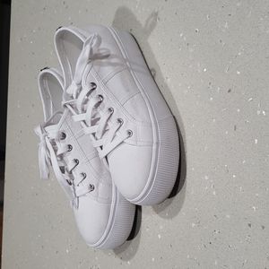 White Platform Sneakers Steve Madden